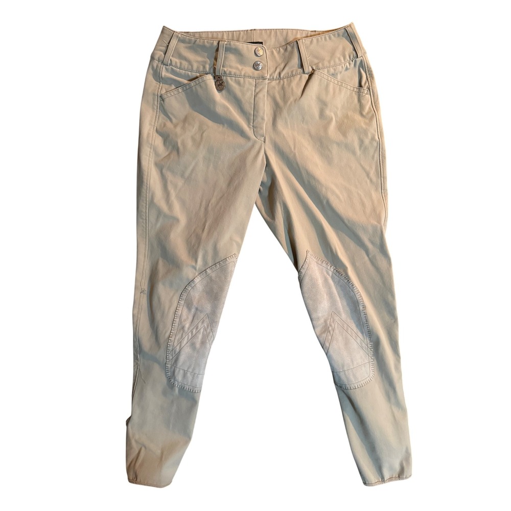 Pikeur 7959 Breeches Womens 28 Tan Knee Patch Equestrian Riding Pants